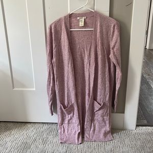 Pink cardigan